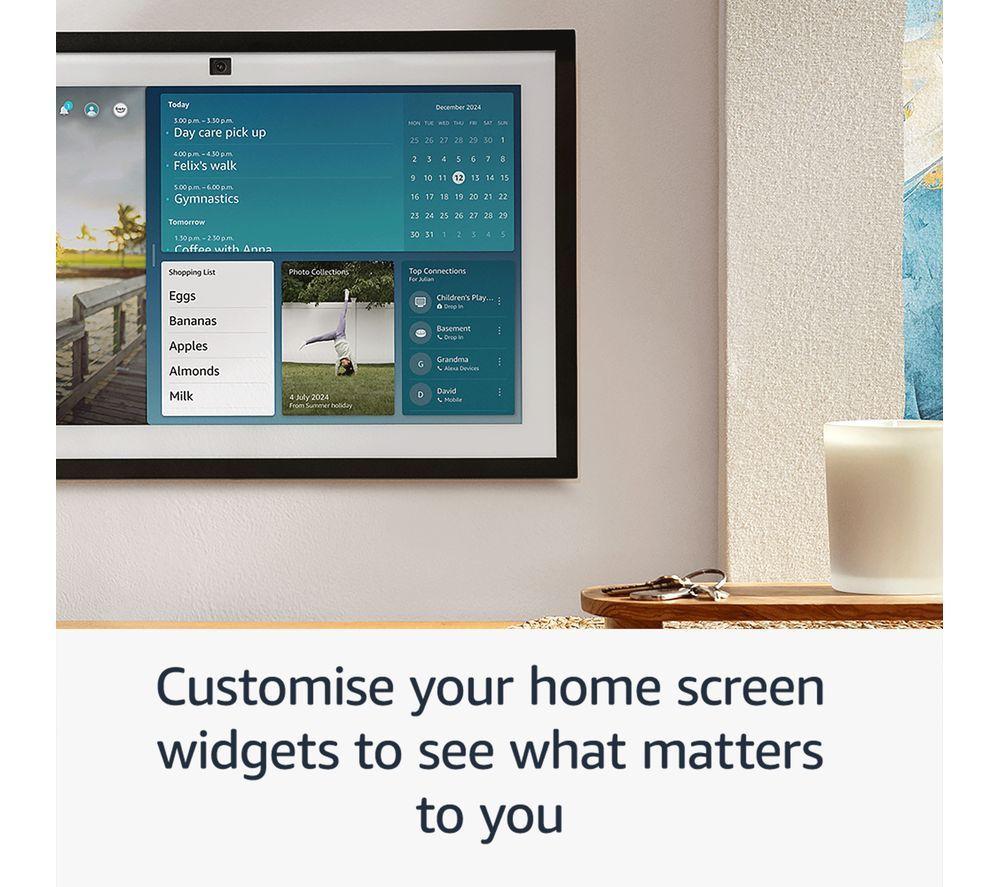 AMAZON Echo Show 15 (2nd Gen) Smart Display with Fire TV & Alexa Voice Remote image number 5 of 6