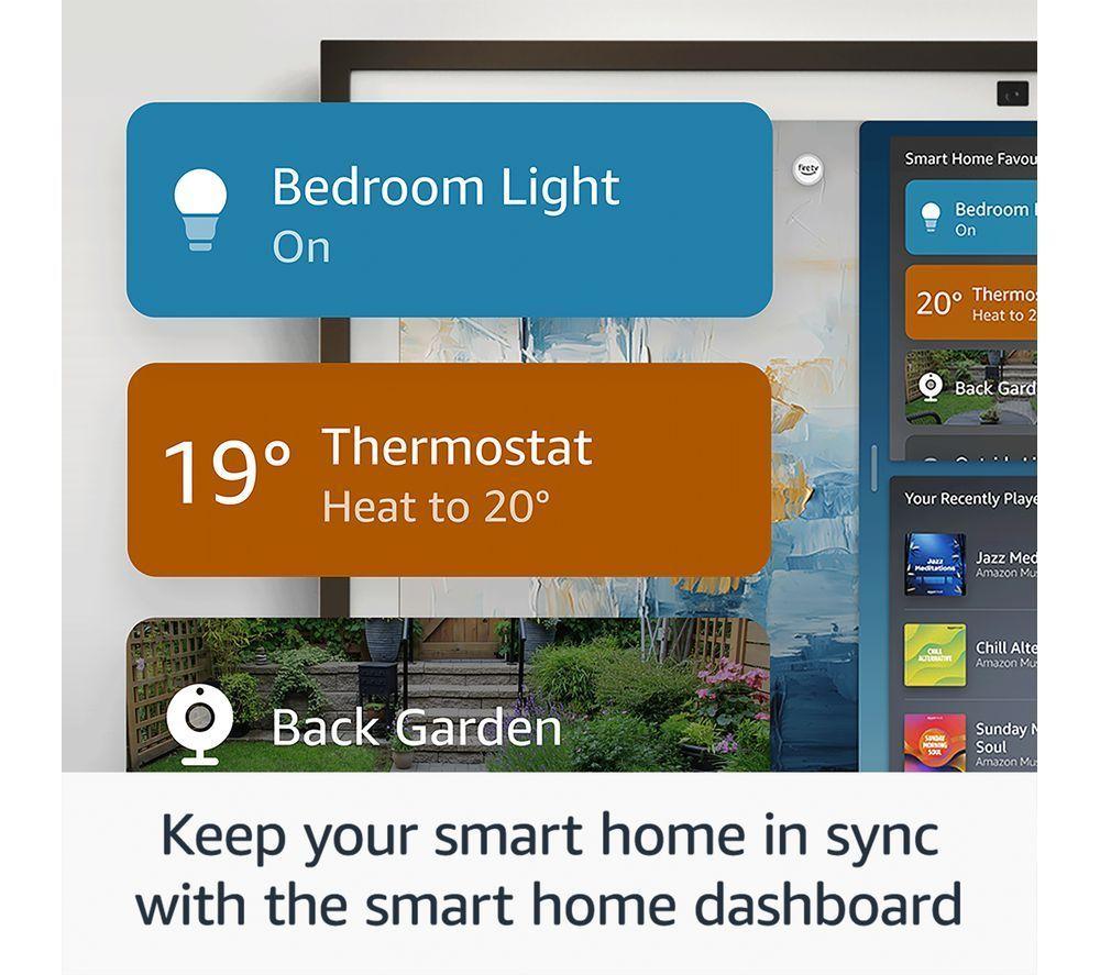 AMAZON Echo Show 15 (2nd Gen) Smart Display with Fire TV & Alexa Voice Remote image number 6 of 6