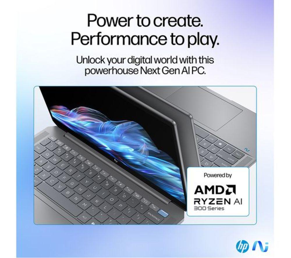 HP OmniBook Ultra 14" Refurbished Laptop - AMD Ryzen AI 9, 1 TB SSD, Silver (Excellent Condition) image number 4 of 20