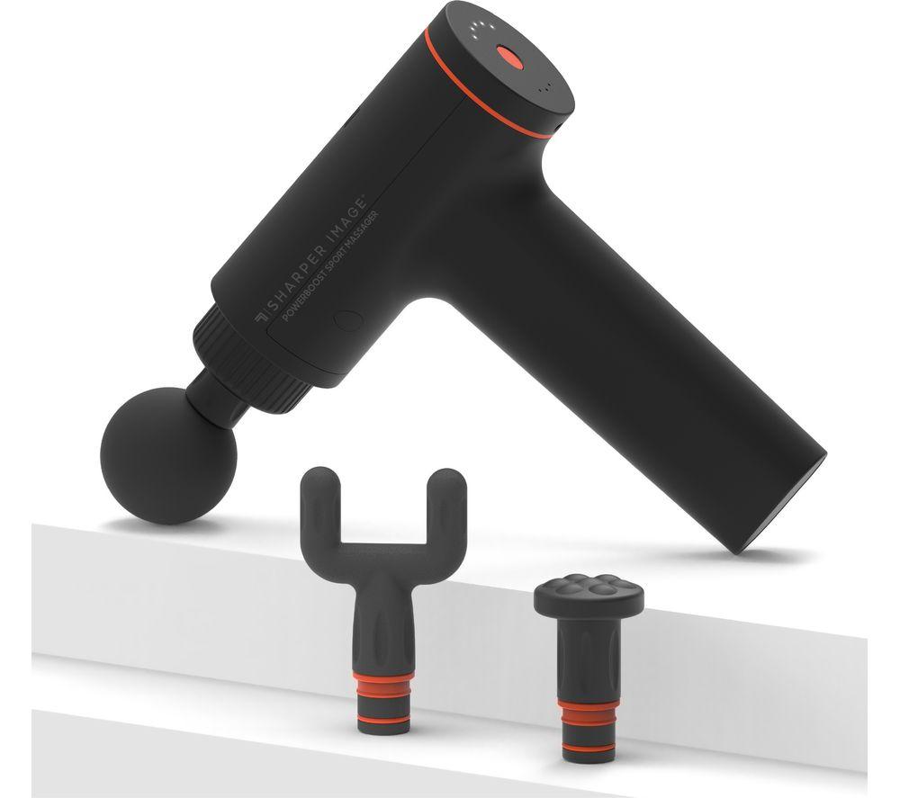 SHARPER IMAGE Powerboost Sport Deep Tissue Massager - Black image number 2 of 7