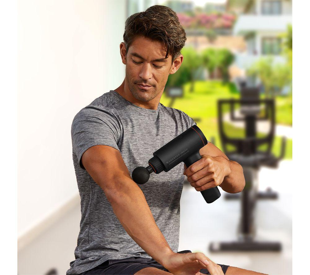 SHARPER IMAGE Powerboost Sport Deep Tissue Massager - Black image number 3 of 7