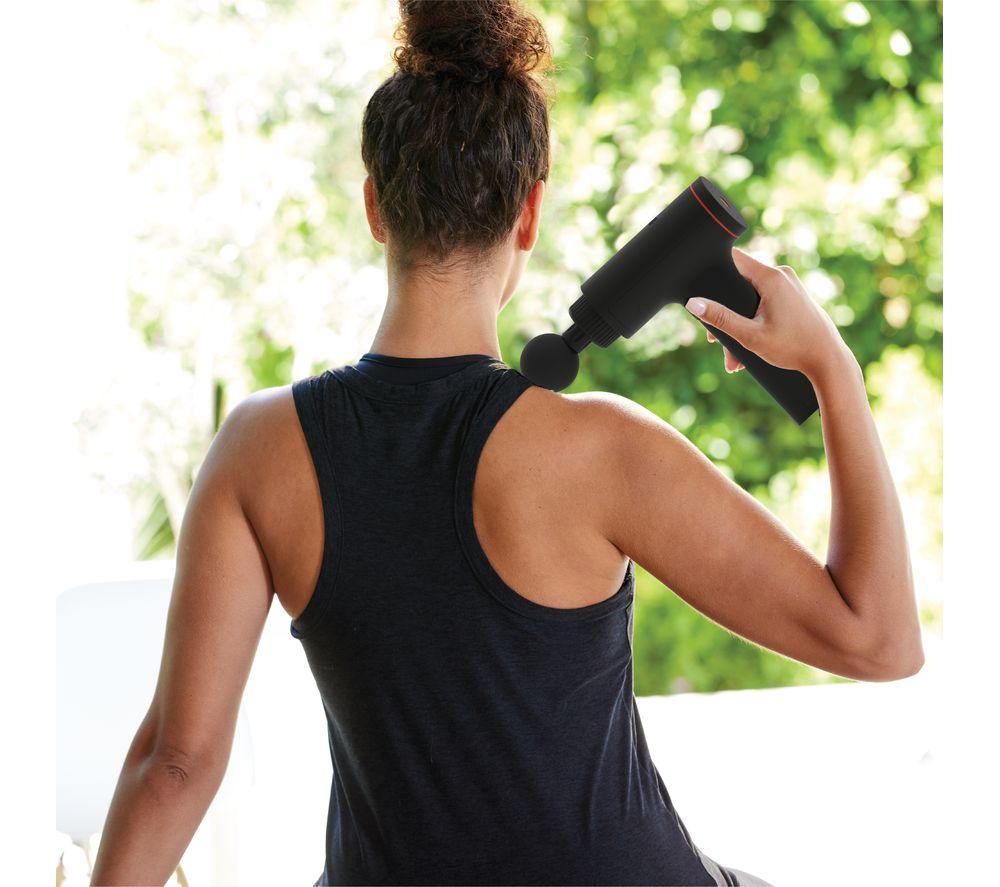 SHARPER IMAGE Powerboost Sport Deep Tissue Massager - Black image number 5 of 7