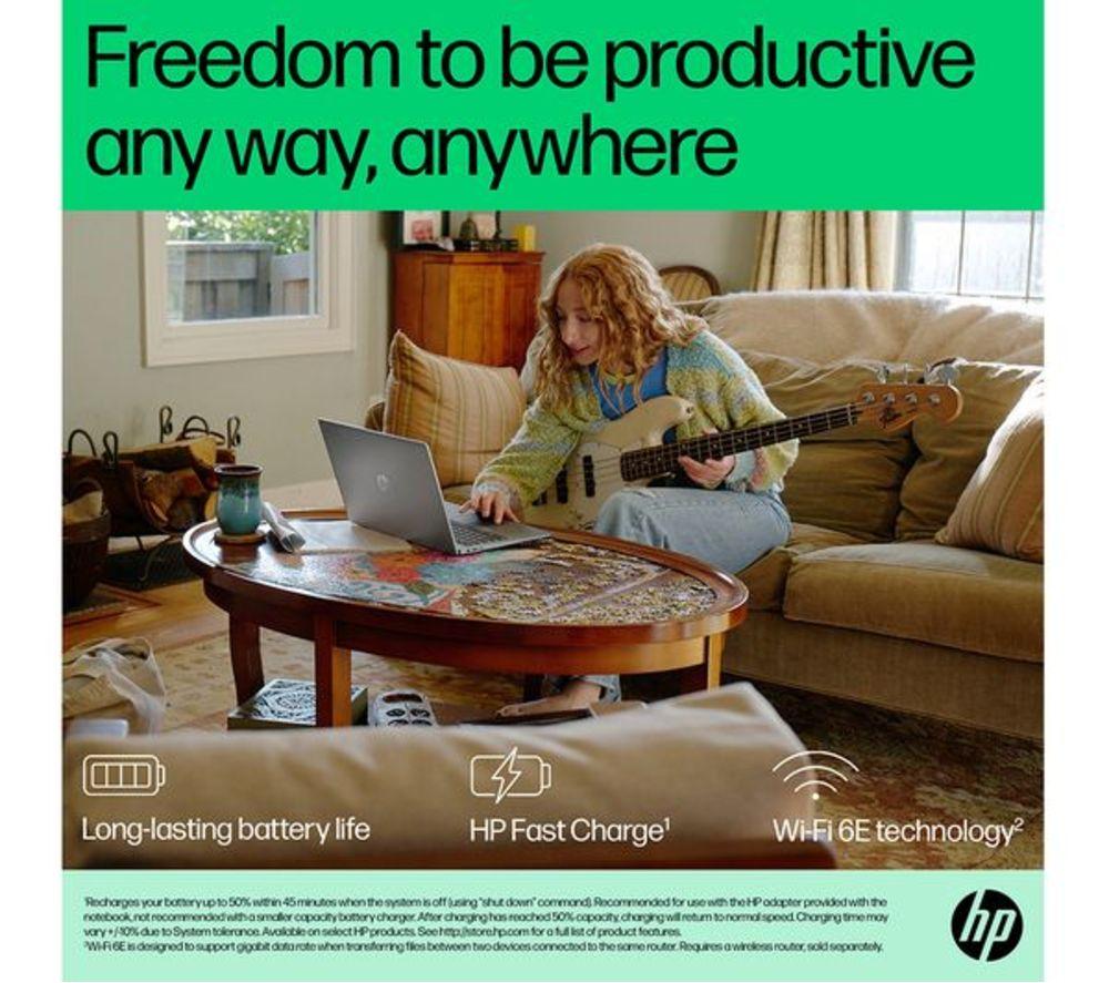 HP 15a-nb0504sa 15.6" Refurbished Chromebook - Intel&reg; N100, 128 GB GB UFS, Silver (Excellent Condition) image number 5 of 20