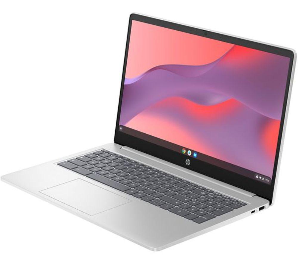 HP 15a-nb0504sa 15.6" Refurbished Chromebook - Intel&reg; N100, 128 GB GB UFS, Silver (Excellent Condition) image number 16 of 20