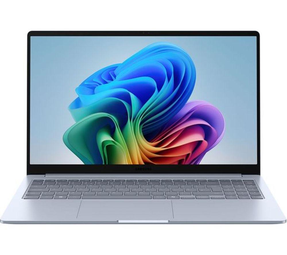 SAMSUNG Galaxy Book4 Edge 15.6" Refurbished Laptop, Copilot+ PC - Snapdragon X Plus, 512 GB SSD, Sapphire Blue (Very Good Condition) image number 2 of 12