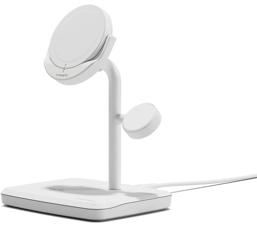 CYGNETT ChargeBase 3-in-1 Qi2 Wireless Charger