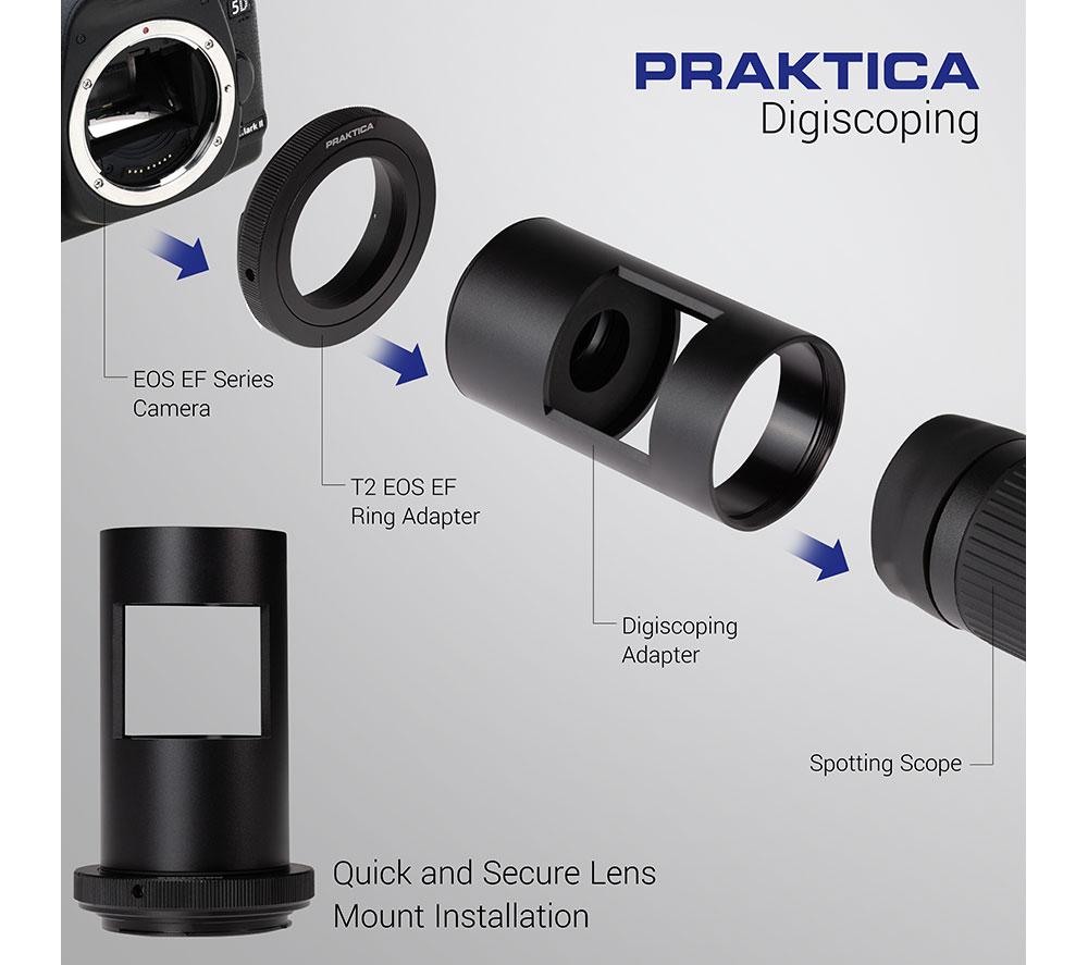 PRAKTICA ATCAT42MM Digiscoping DSLR Camera Adapter - 47 mm image number 5 of 6