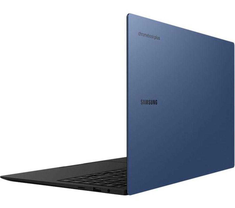 SAMSUNG Galaxy 15.6" Refurbished Chromebook Plus - Intel&reg; Core&trade; 5, 256 GB UFS, Neptune Blue (Very Good Condition) image number 5 of 23