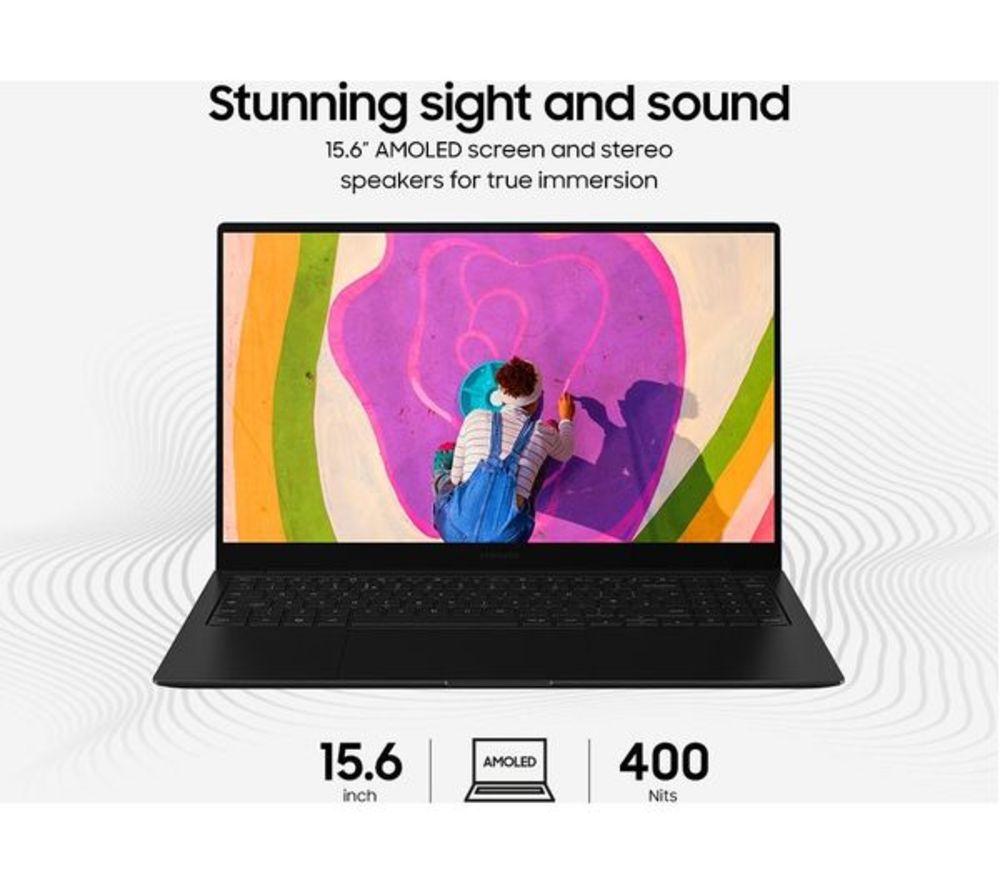 SAMSUNG Galaxy 15.6" Refurbished Chromebook Plus - Intel&reg; Core&trade; 5, 256 GB UFS, Neptune Blue (Very Good Condition) image number 7 of 23