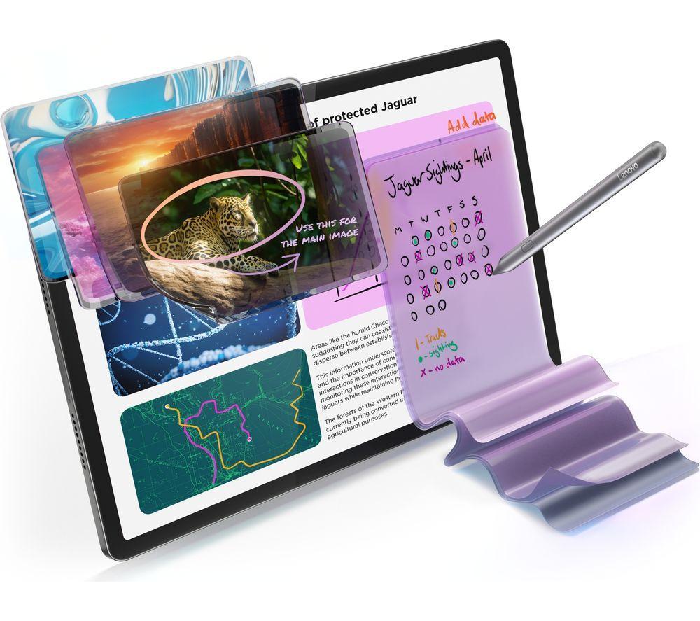 LENOVO Idea Tab Pro 12.7" Tablet - 256 GB, Luna Grey image number 7 of 9