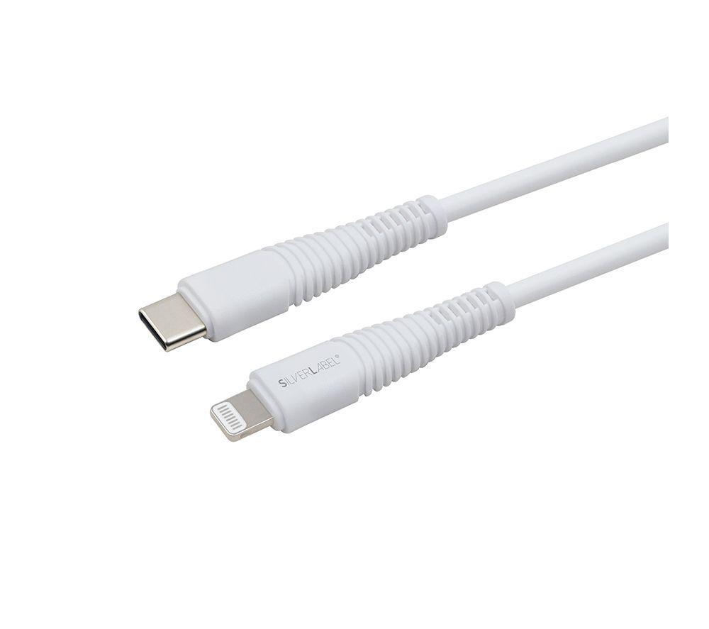 SILVERLABEL USB Type-C to Lightning Cable - 1 m, White image number 2 of 7