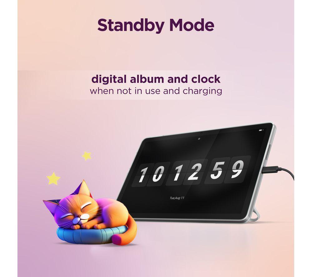 LENOVO Tab 10.1" Tablet - 64 GB, Luna Grey image number 8 of 12