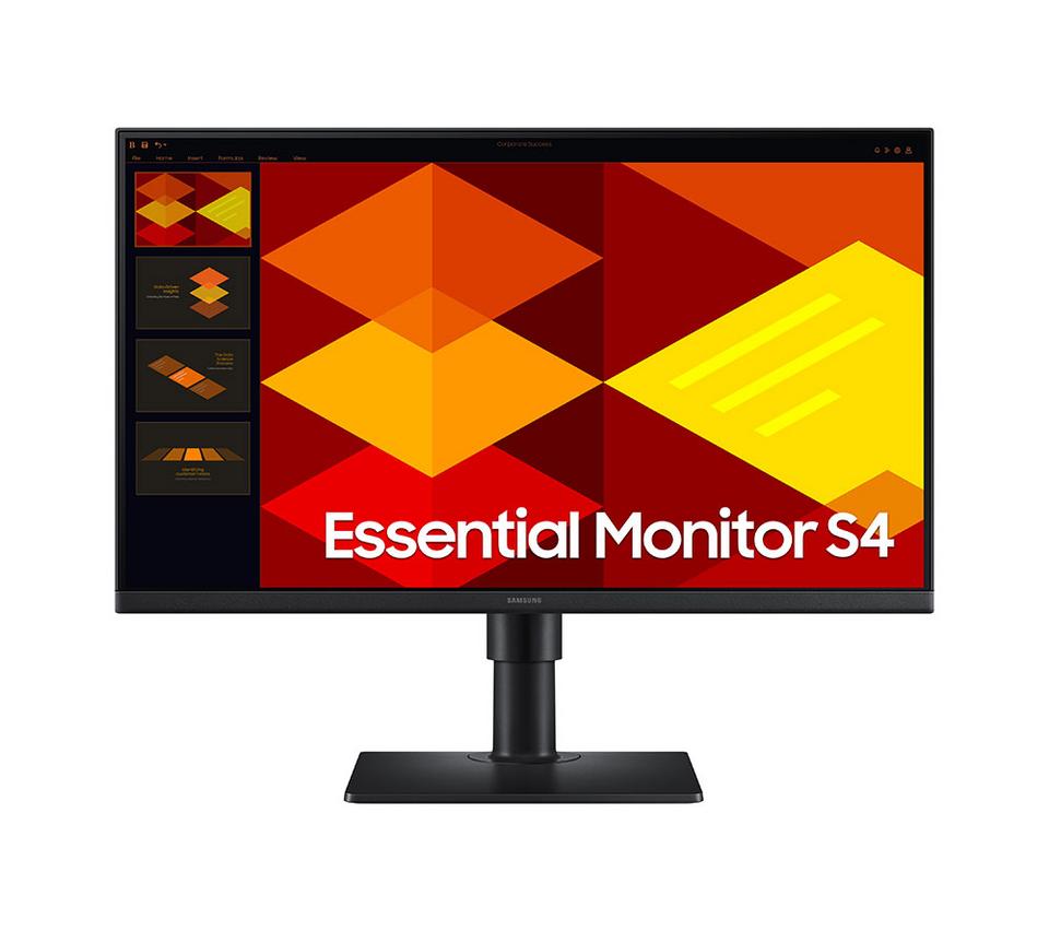 SAMSUNG LS24D400GAUXXU S4 Full HD 24" IPS LCD Monitor - Black