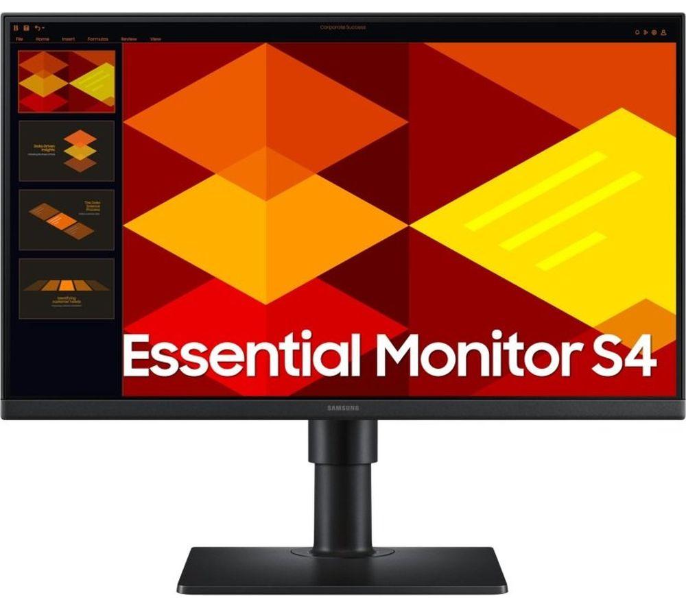 SAMSUNG LS27D406GAUXXU S4 Full HD 27" IPS LCD Monitor - Black