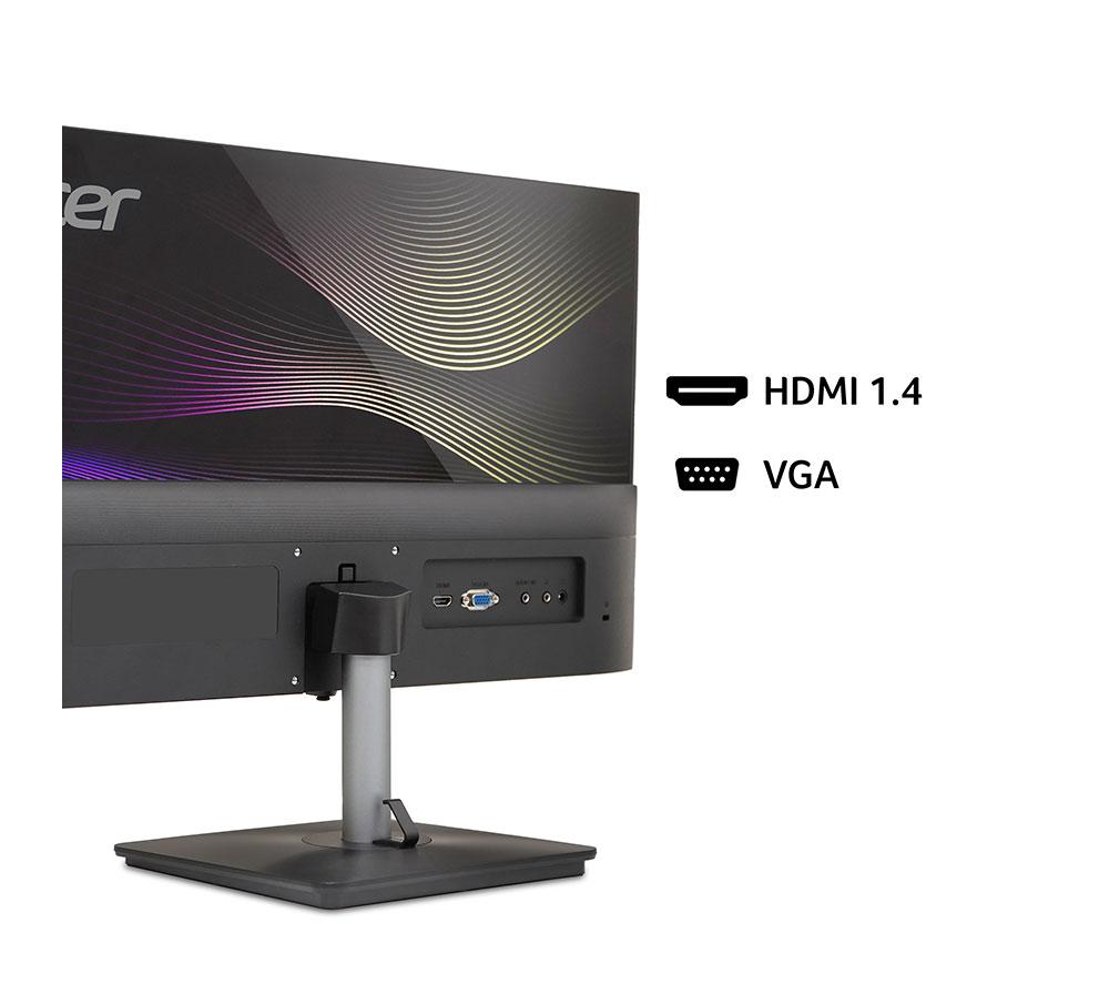 ACER Vero RS242YG0 Full HD 24" IPS LCD Monitor - Black image number 8 of 9