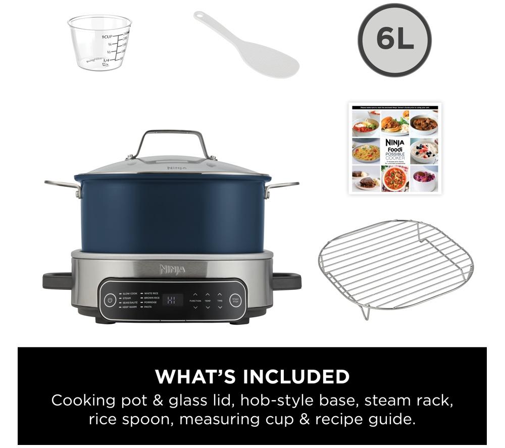 NINJA Foodi PossibleCooker MC1101UK 8-in-1 Rice & Slow Cooker - Midnight Blue image number 10 of 11