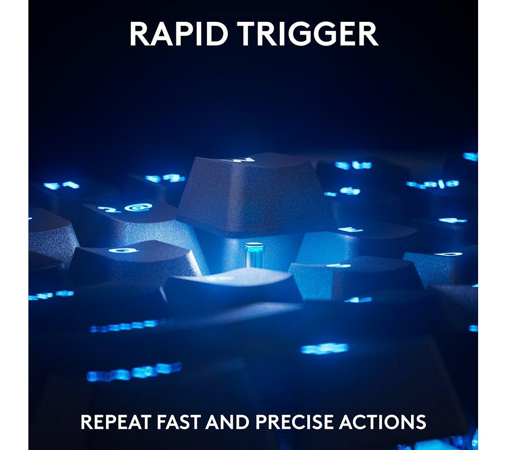 LOGITECH PRO X TKL RAPID Gaming Keyboard - Black image number 3 of 9
