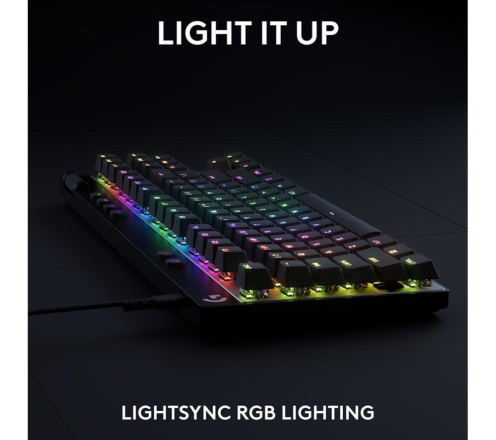 LOGITECH PRO X TKL RAPID Gaming Keyboard - Black image number 6 of 9