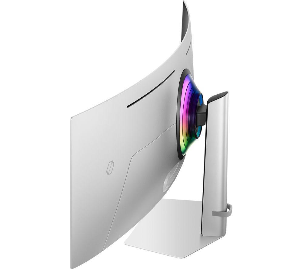 SAMSUNG Odyssey G9 LS49DG934SUXXU Dual Quad HD 49" Curved OLED Gaming Monitor - Silver image number 4 of 5