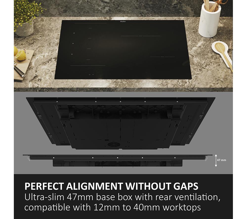 HAIER HAMTB86IRCS 80 cm Electric Induction Smart Hob - Black image number 12 of 14