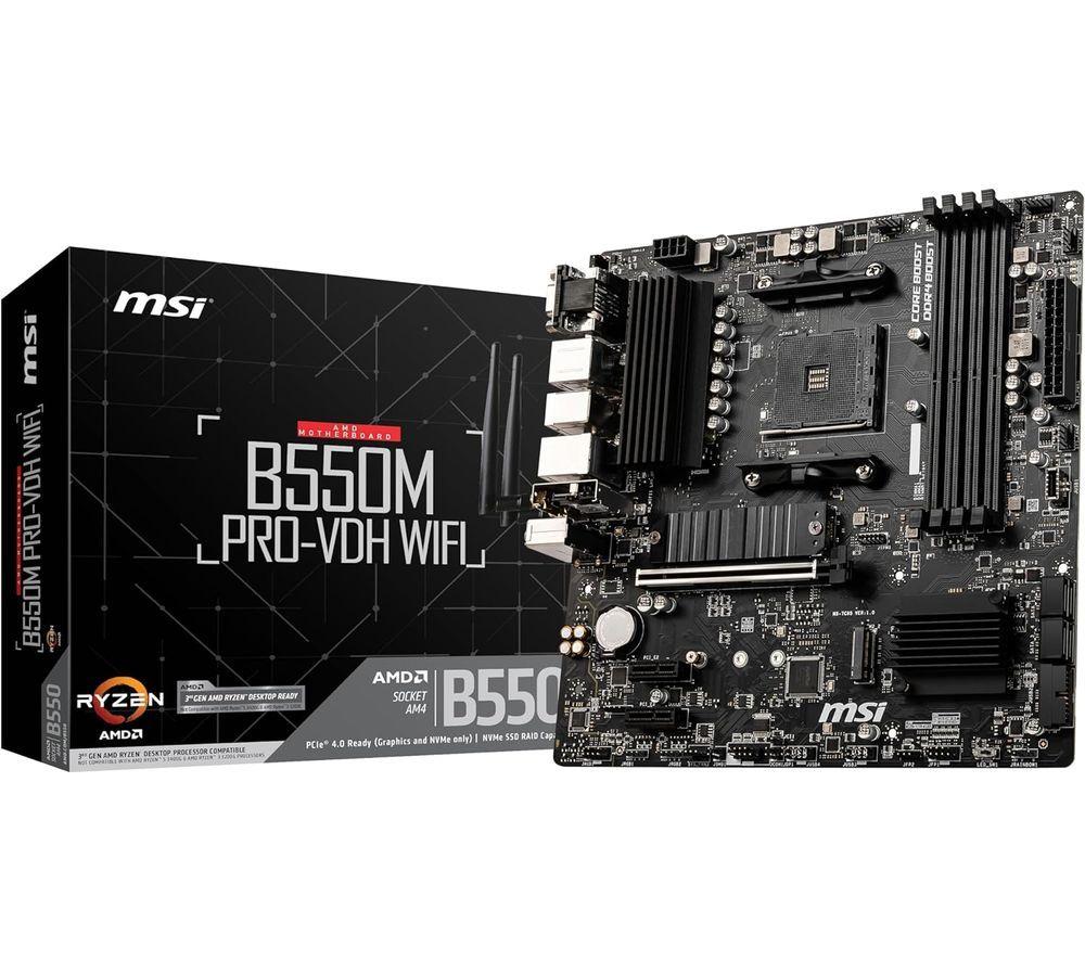 MSI B550M PRO-VDH AM4 Motherboard image number 2 of 5