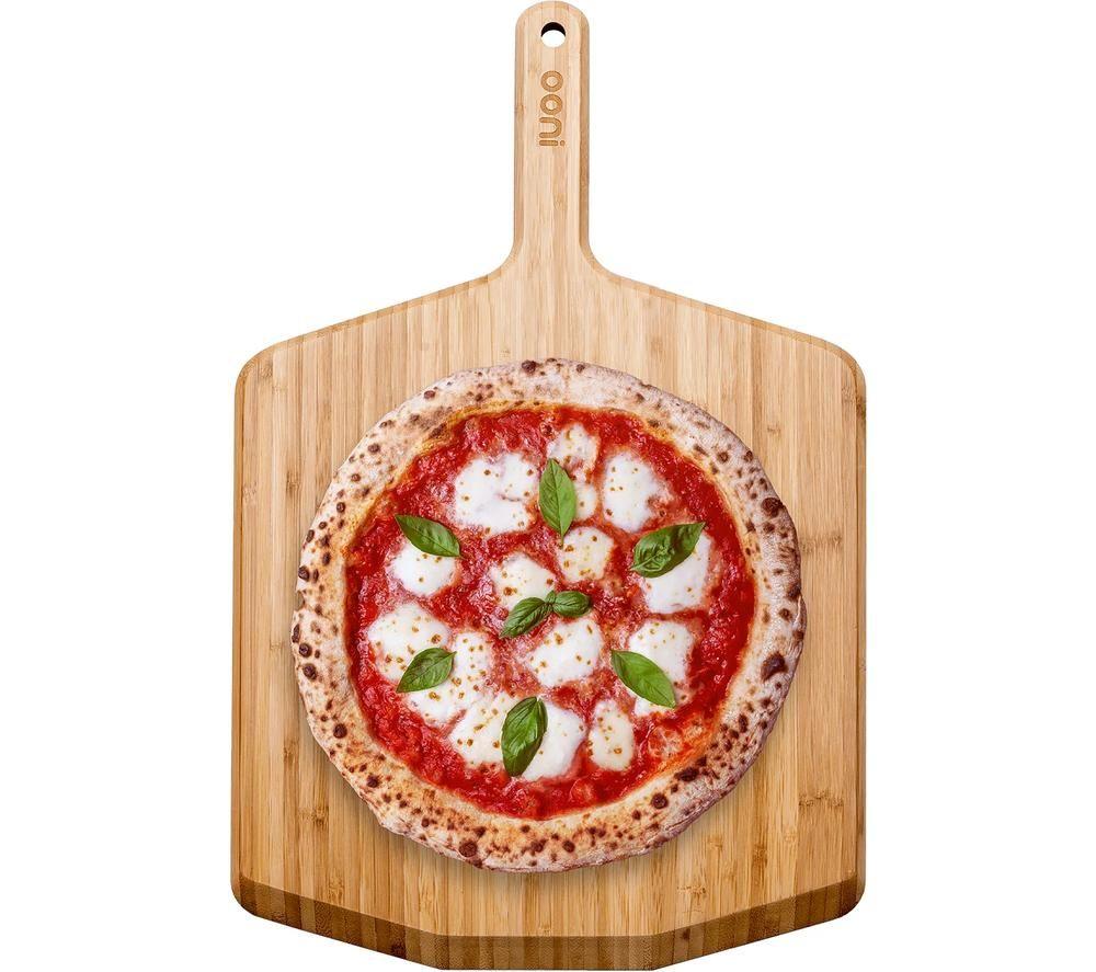 OONI 12" Bamboo Pizza Peel & Serving Board image number 2 of 6
