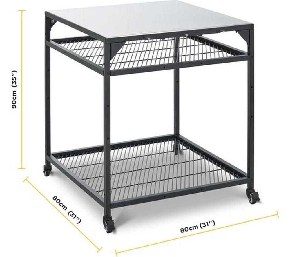 OONI UU-P2F100 Modular Table - Large, Silver & Black image number 2 of 2