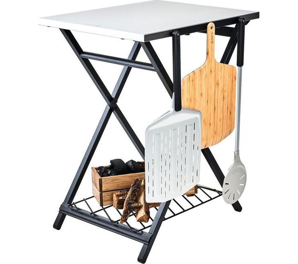 OONI UU-P1F400 Folding Table - White & Black image number 6 of 7