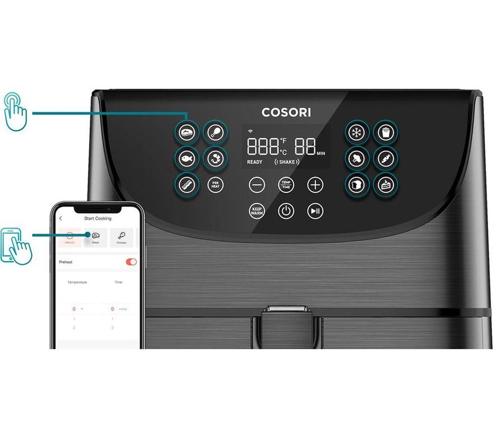 COSORI&nbsp; CS158-AF Smart Air Fryer - Black image number 8 of 9