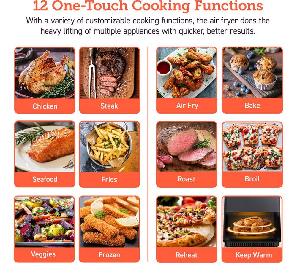 COSORI&nbsp; Dual Blaze Smart Air Fryer - Dark Grey image number 6 of 7