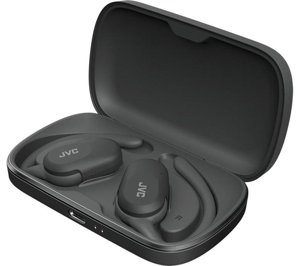 JVC Nearphones HA NP40T Wireless Bluetooth Sports Earbuds - Black image number 2 of 11