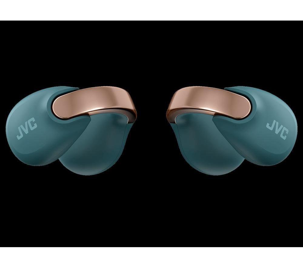 JVC Nearphones HA NP1T-A Wireless Bluetooth Sports Earbuds - Blue image number 6 of 9