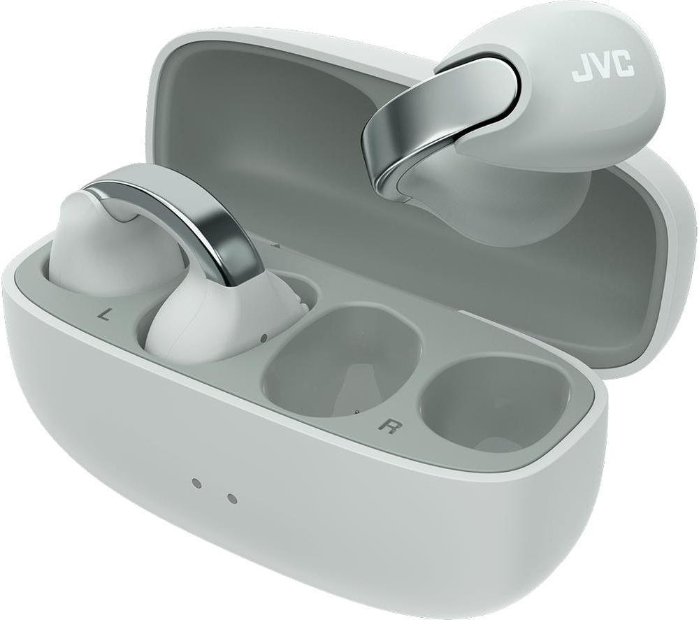 JVC HA NP1T-H Wireless Bluetooth Sports Earbuds - Grey image number 3 of 7