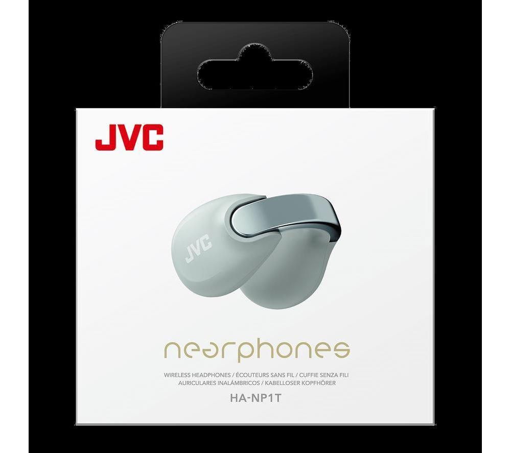 JVC HA NP1T-H Wireless Bluetooth Sports Earbuds - Grey image number 6 of 7