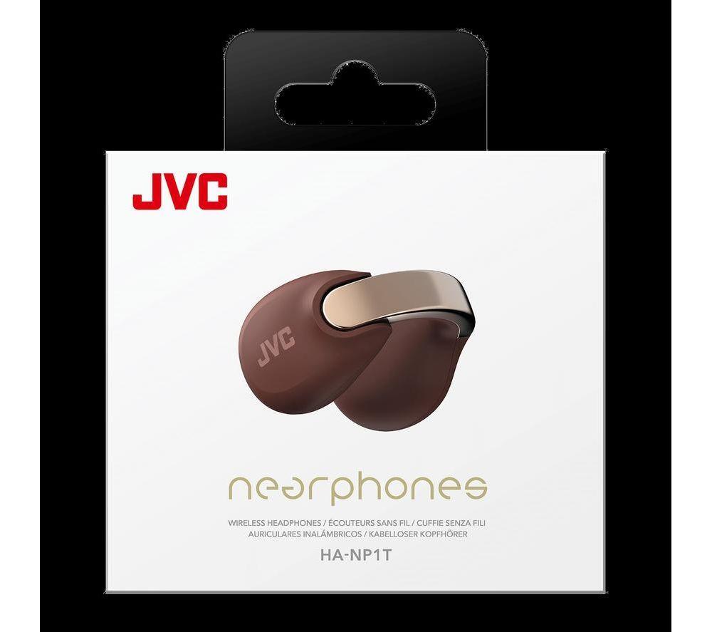 JVC HA NP1T-T Wireless Bluetooth Sports Earbuds - Brown image number 5 of 6