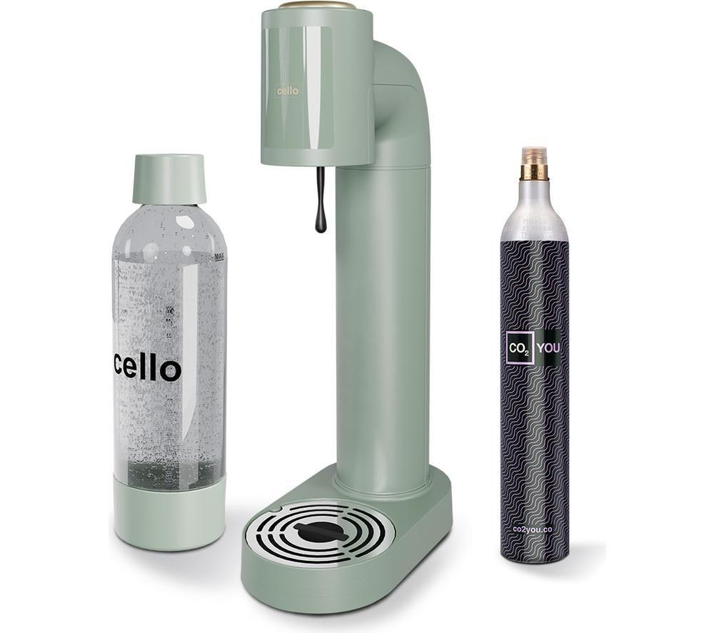 CELLO Soda Maker - Green image number 3 of 8