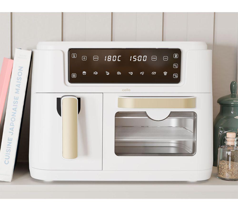 CELLO Dual Zone AF901A-WH Air Fryer - Pebble White image number 2 of 2