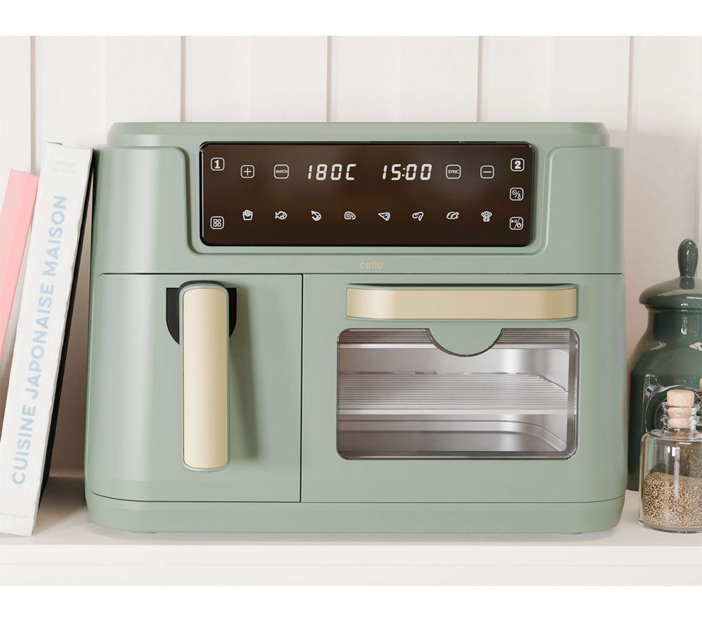 CELLO Dual Zone AF901A-GR Air Fryer - Sage Green image number 2 of 2