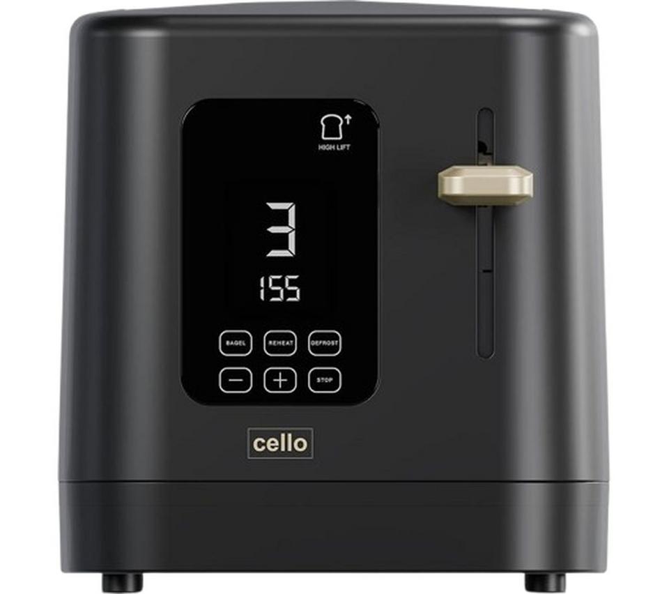 CELLO TR185-BK 2-Slice Toaster - Black