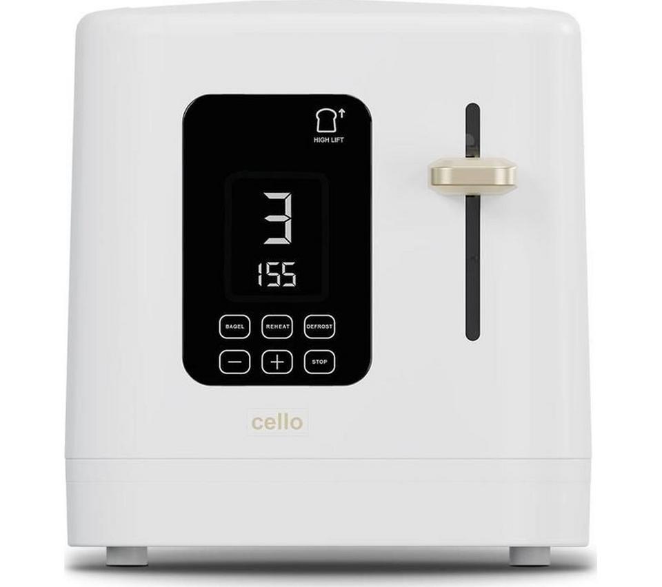 CELLO TR185-WH 2-Slice Toaster - White