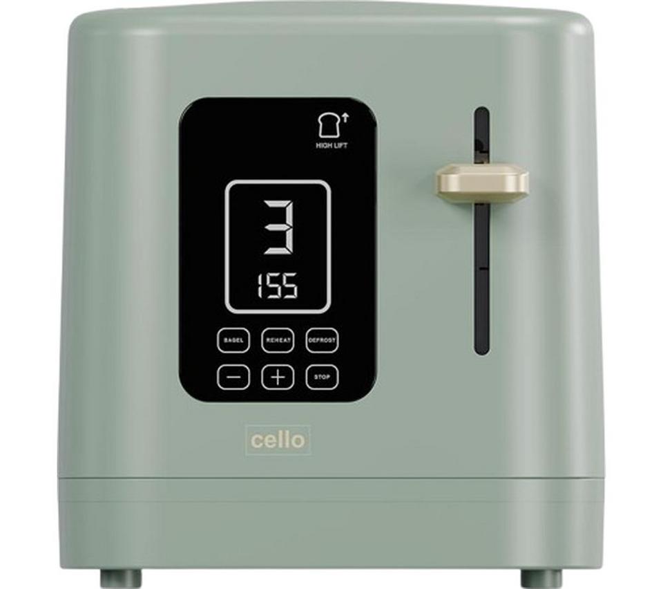 CELLO TR185-GR 2-Slice Toaster - Green