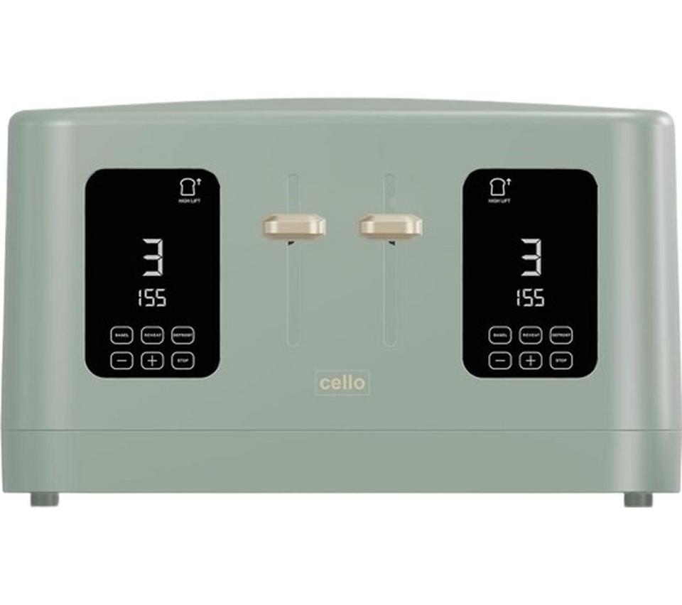 CELLO TR186-GR 4-Slice Toaster - Green