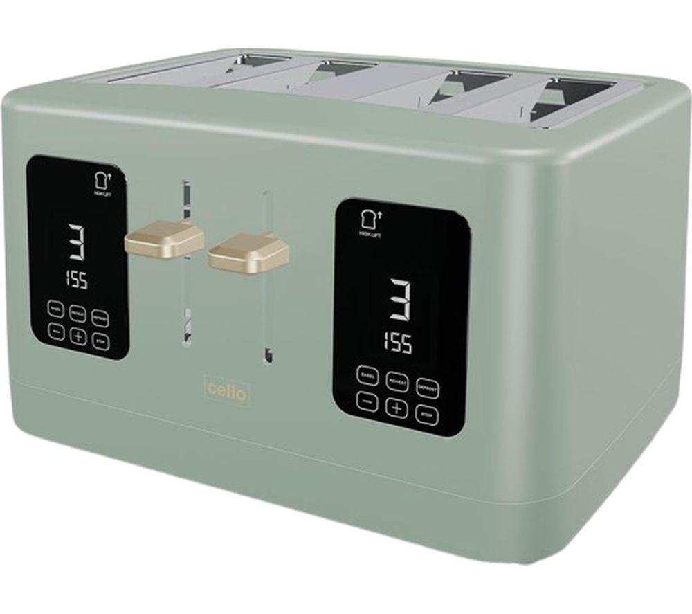 CELLO TR186-GR 4-Slice Toaster - Green image number 2 of 4
