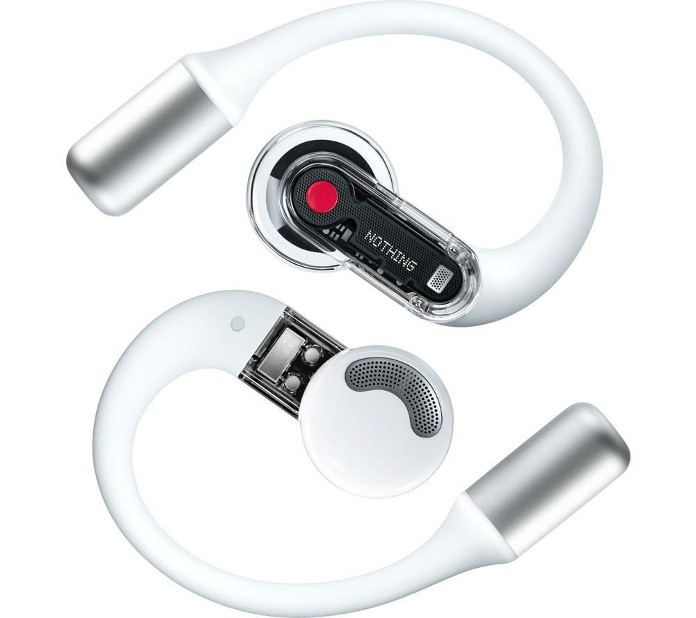 Nothing Ear (Open) Wireless Bluetooth Noise-Cancelling Earbuds - White, White
