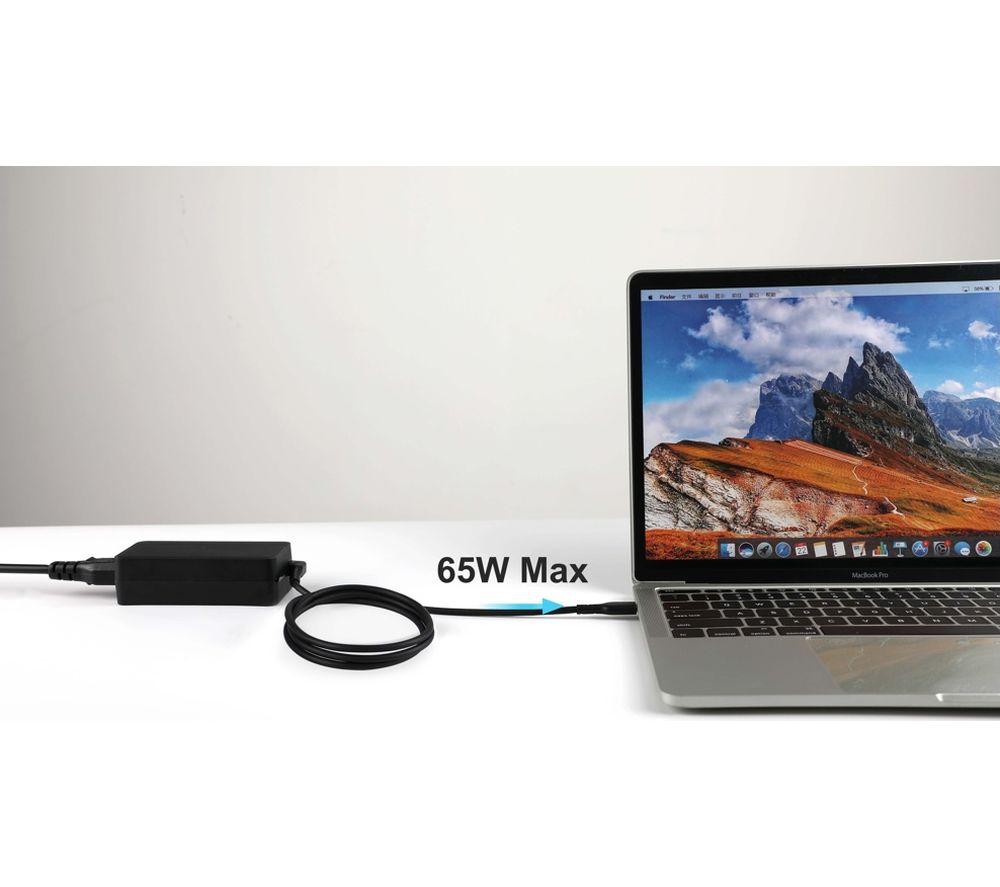 LOGIK LTC65W25C 65 W Laptop USB Charger - 1 m image number 3 of 4