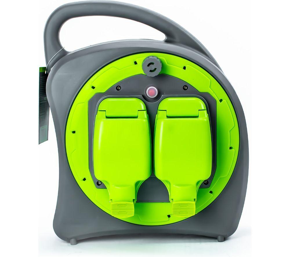STATUS 2-Socket Extension Cable Reel - 20 m image number 4 of 7