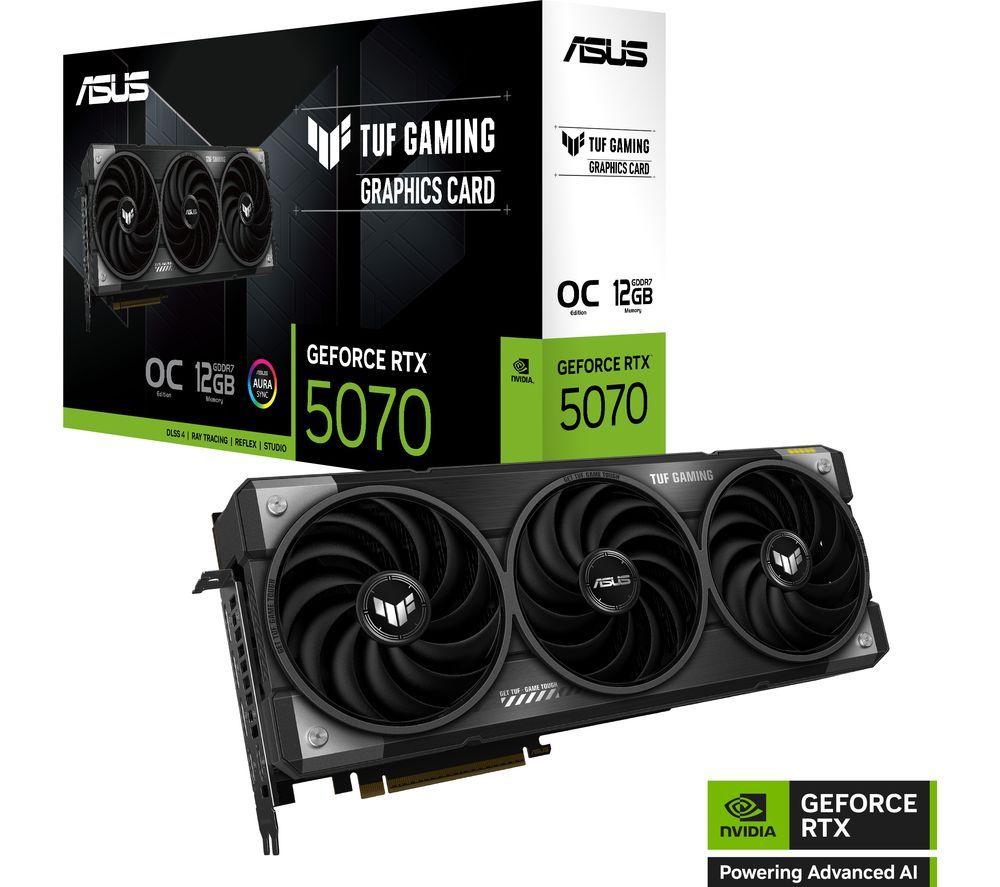 ASUS GeForce RTX 5070 12 GB TUF Gaming OC Graphics Card image number 10 of 11