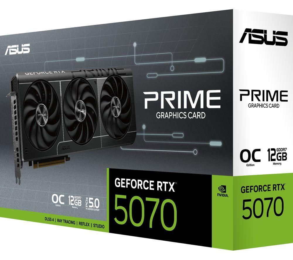 Buy ASUS GeForce RTX 5070 12 GB Prime OC Graphics Card | Currys