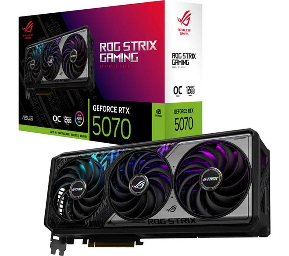 ASUS GeForce RTX 5070 12 GB ROG Strix Graphics Card image number 3 of 5