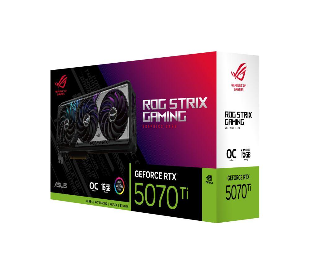 ASUS GeForce RTX 5070 Ti 16 GB OC Edition ROG Strix Graphics Card image number 11 of 13